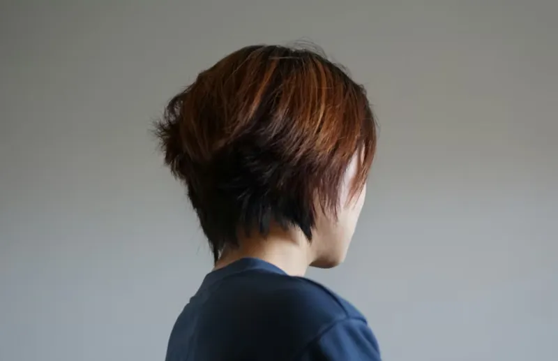 Kort hår - innan extensions