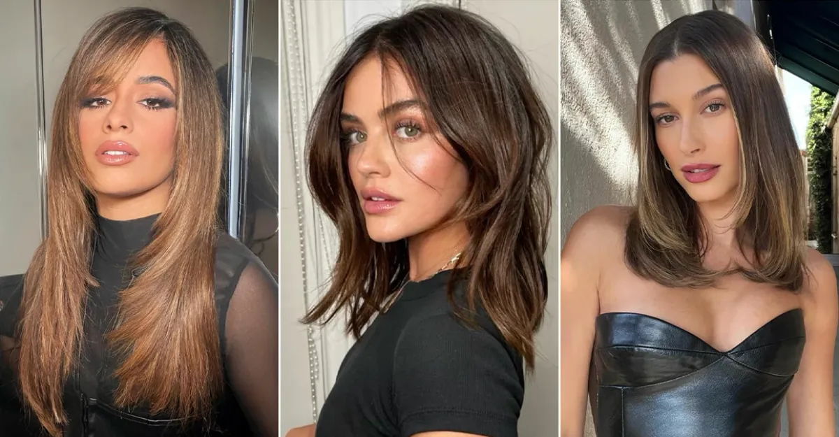 Frisyrer för halvlångt hår med uppklippta längder