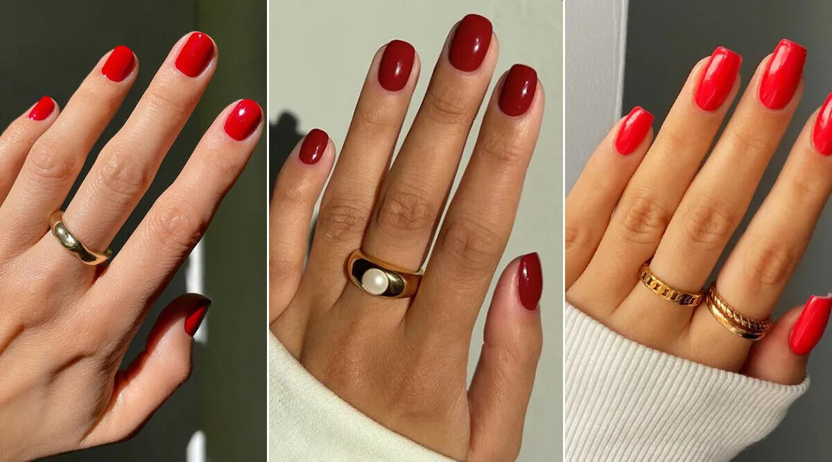 Inspo till vinröda naglar för varje säsong och stil